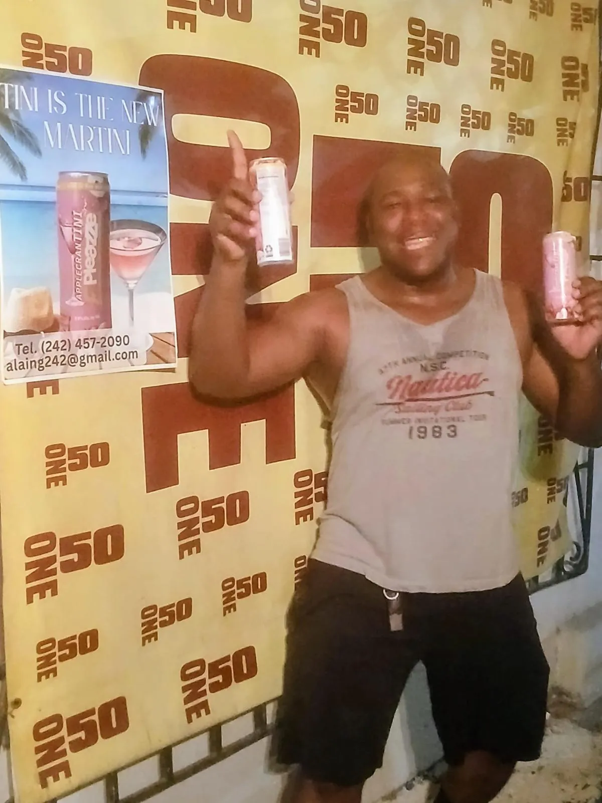 ePleazze poured and enjoyed in the Bahamas
